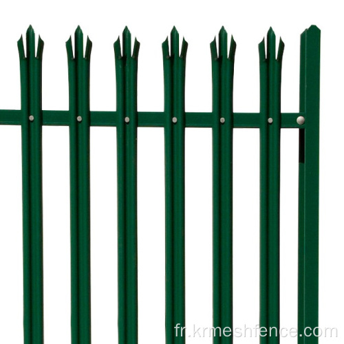 conceptions populaires de clôture de palissade en acier pour le marché britannique